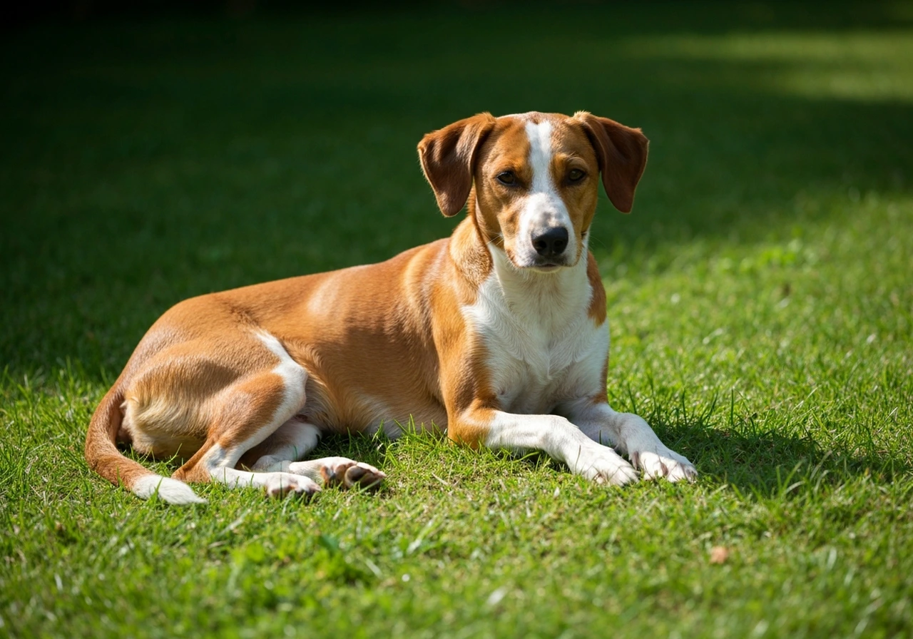 English Setter showing white markings pattern